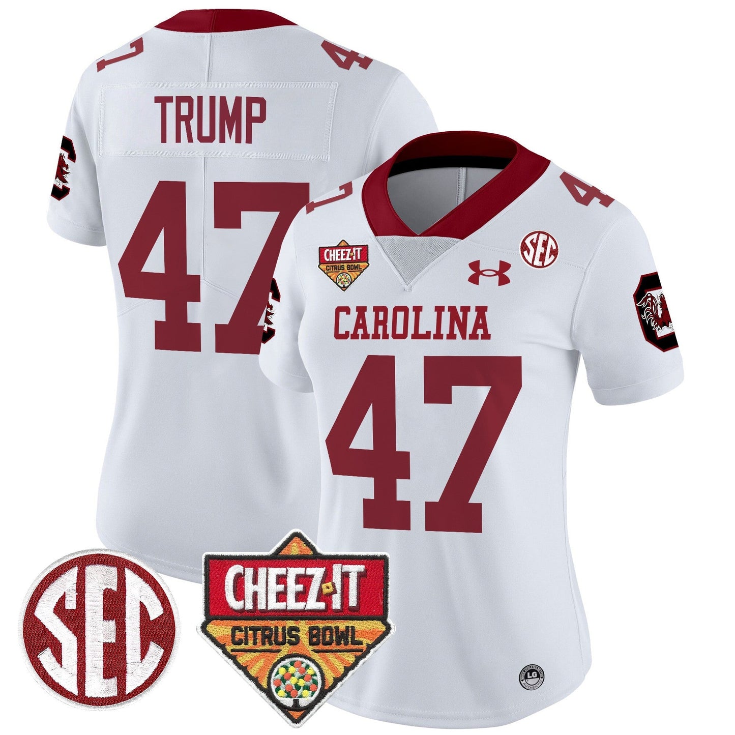 Women's SCAR 1980 Throwback Cheez-It Citrus Bowl Patch Vapor Limited Jersey - All Stitched