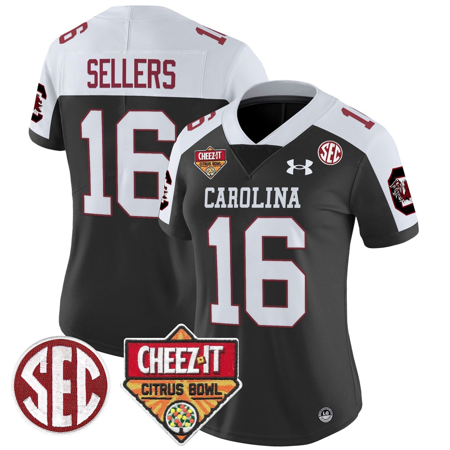 Women's SCAR 1980 Throwback Cheez-It Citrus Bowl Patch Vapor Limited Jersey - All Stitched