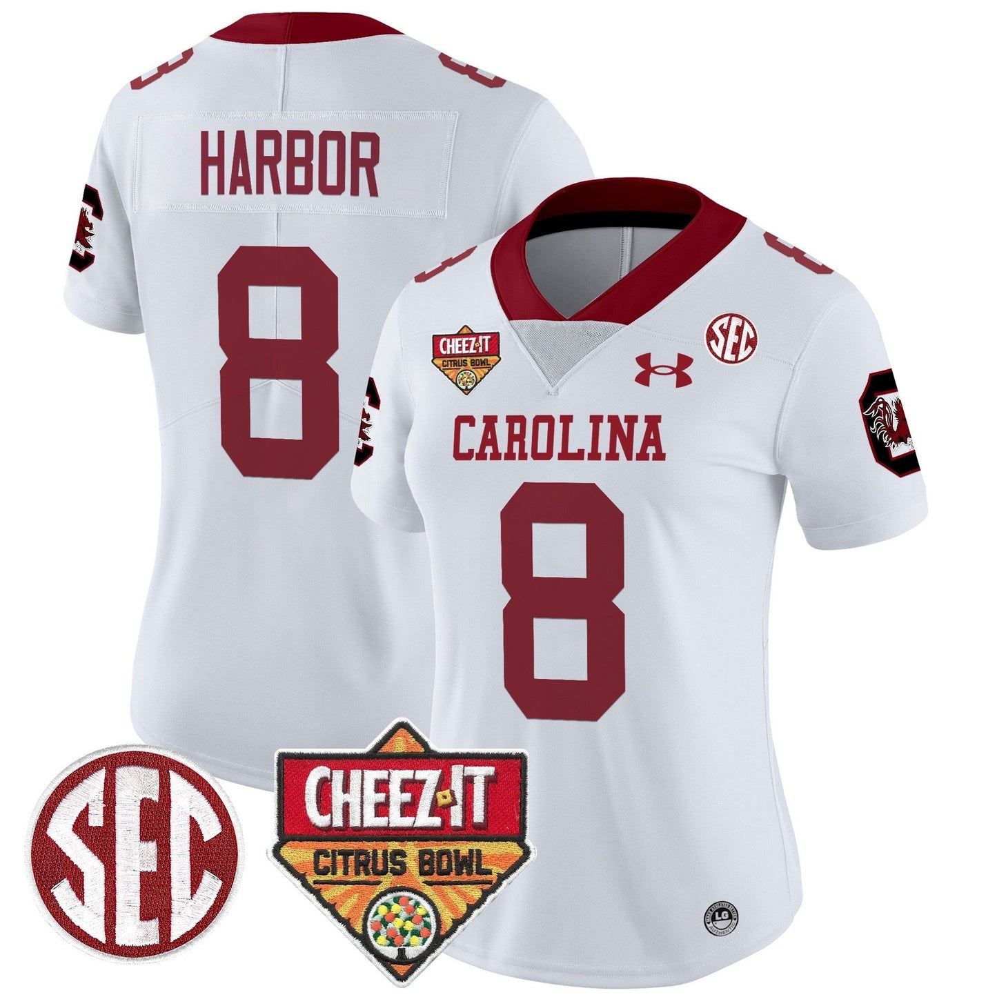 Women's SCAR 1980 Throwback Cheez-It Citrus Bowl Patch Vapor Limited Jersey - All Stitched