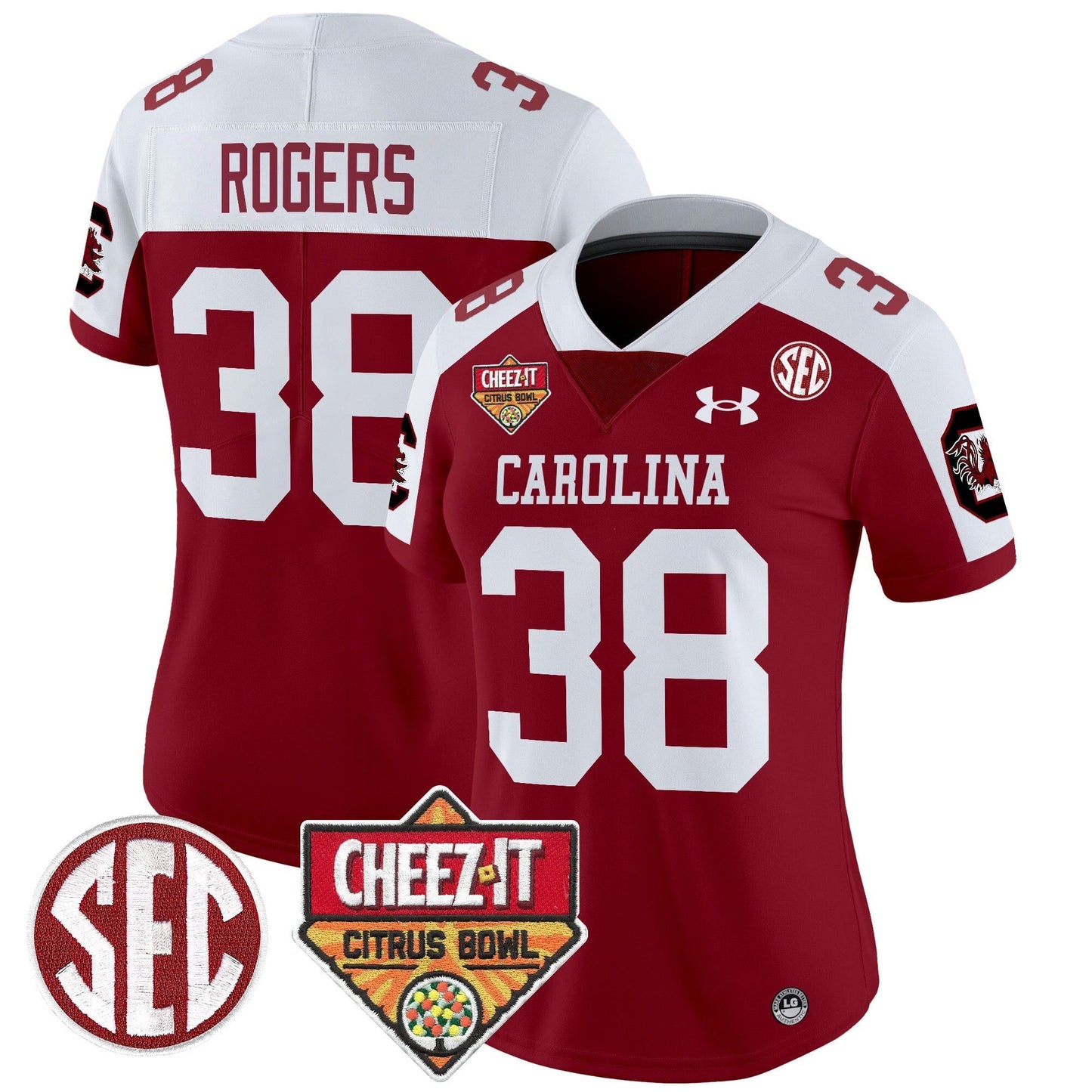 Women's SCAR 1980 Throwback Cheez-It Citrus Bowl Patch Vapor Limited Jersey - All Stitched