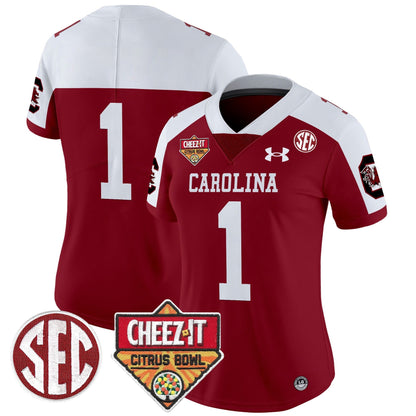 Women's SCAR 1980 Throwback Cheez-It Citrus Bowl Patch Vapor Limited Jersey - All Stitched