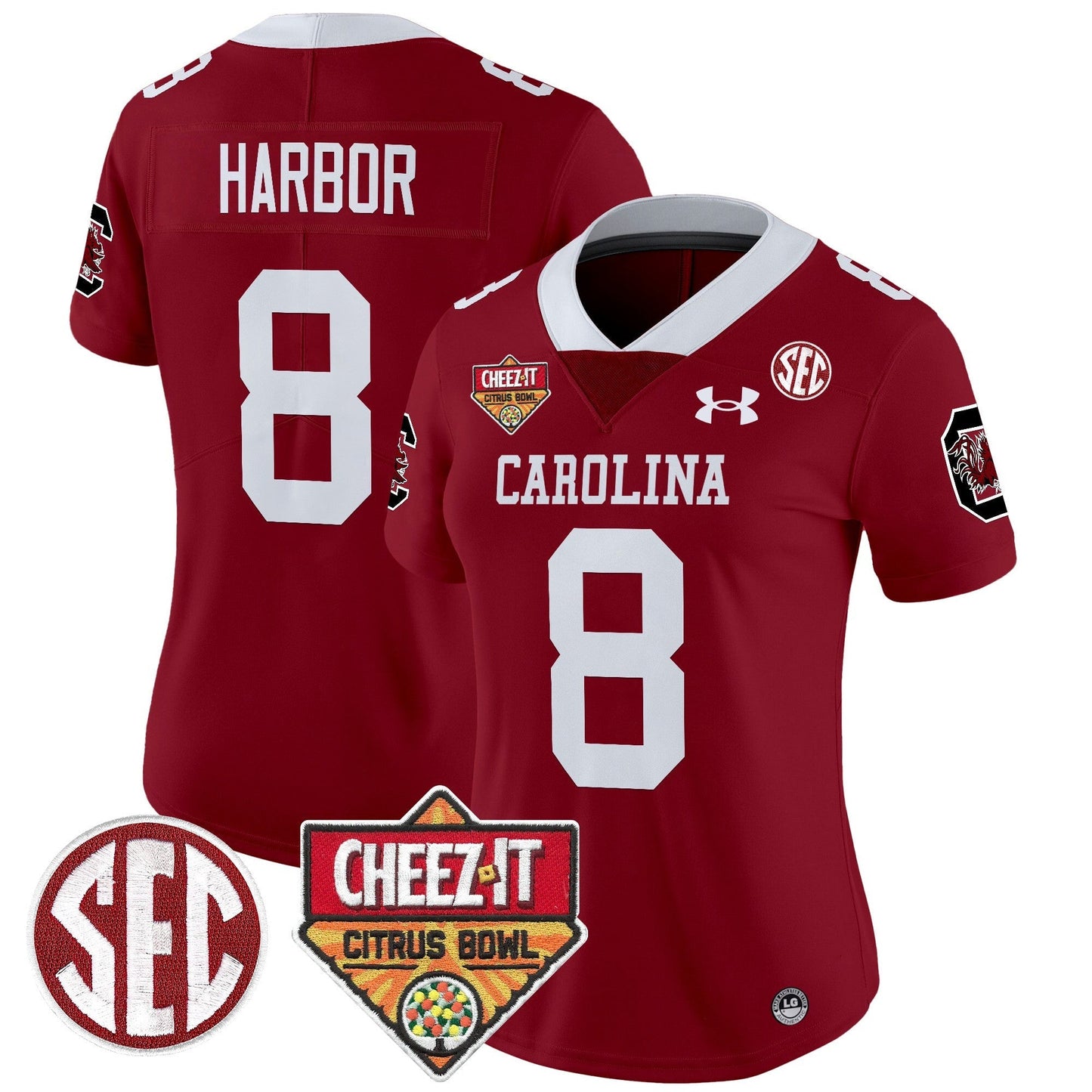 Women's SCAR 1980 Throwback Cheez-It Citrus Bowl Patch Vapor Limited Jersey - All Stitched
