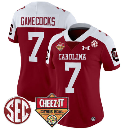 Women's SCAR 1980 Throwback Cheez-It Citrus Bowl Patch Vapor Limited Jersey - All Stitched