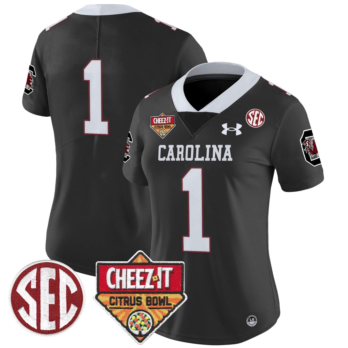 Women's SCAR 1980 Throwback Cheez-It Citrus Bowl Patch Vapor Limited Jersey - All Stitched