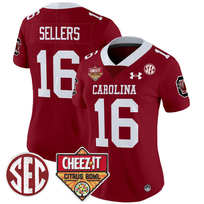 Women's SCAR 1980 Throwback Cheez-It Citrus Bowl Patch Vapor Limited Jersey - All Stitched