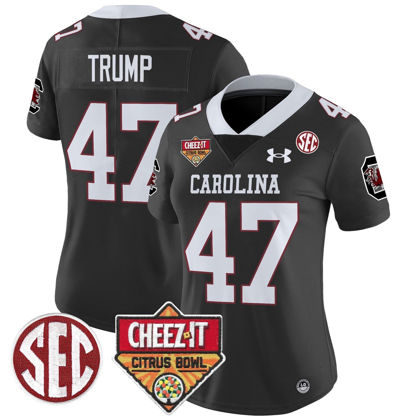 Women's SCAR 1980 Throwback Cheez-It Citrus Bowl Patch Vapor Limited Jersey - All Stitched