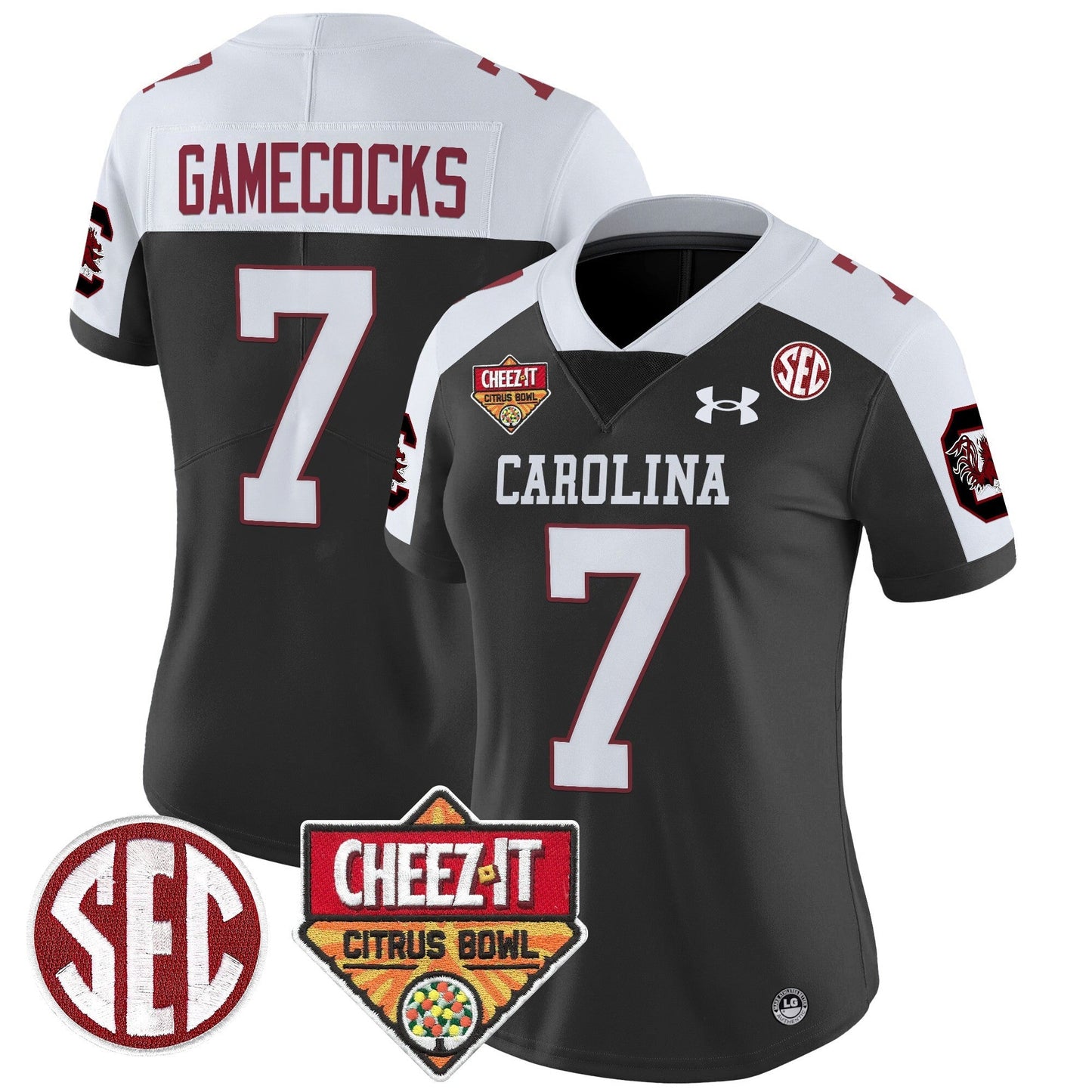Women's SCAR 1980 Throwback Cheez-It Citrus Bowl Patch Vapor Limited Jersey - All Stitched