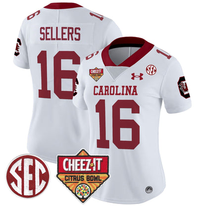 Women's SCAR 1980 Throwback Cheez-It Citrus Bowl Patch Vapor Limited Jersey - All Stitched