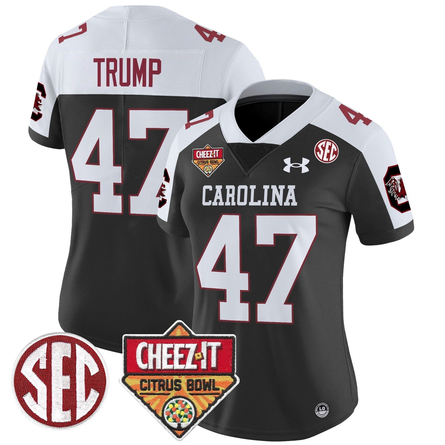 Women's SCAR 1980 Throwback Cheez-It Citrus Bowl Patch Vapor Limited Jersey - All Stitched