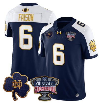 ND Allstate Sugar Bowl Jersey - All Stitched