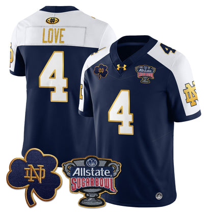 ND Allstate Sugar Bowl Jersey - All Stitched