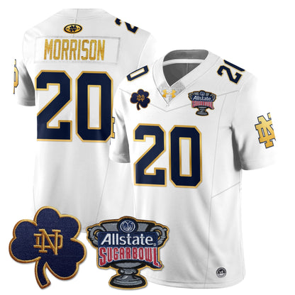 Men's Notre Dame Fighting Irish Allstate Sugar Bowl Jersey - All Stitched