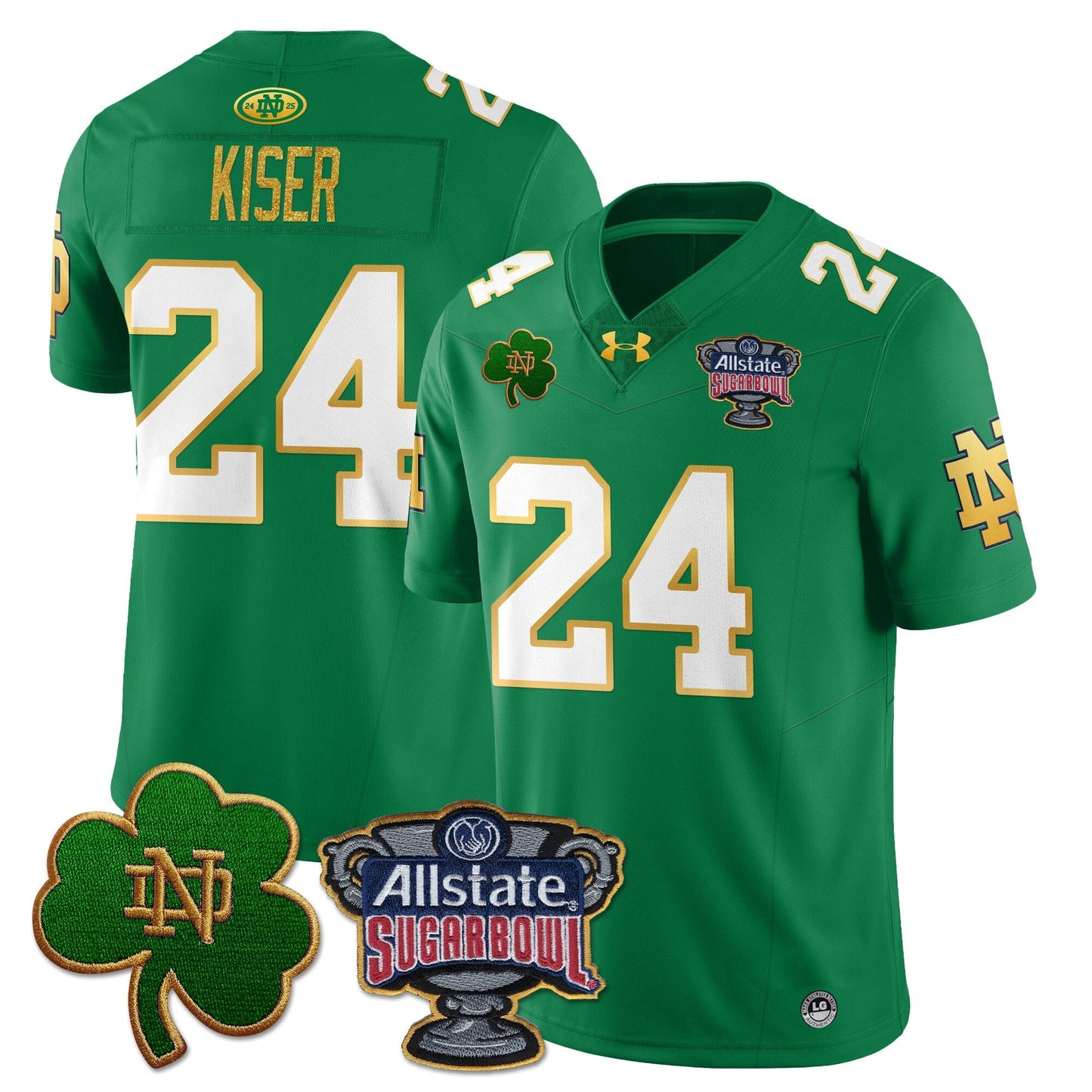 ND Allstate Sugar Bowl Jersey - All Stitched