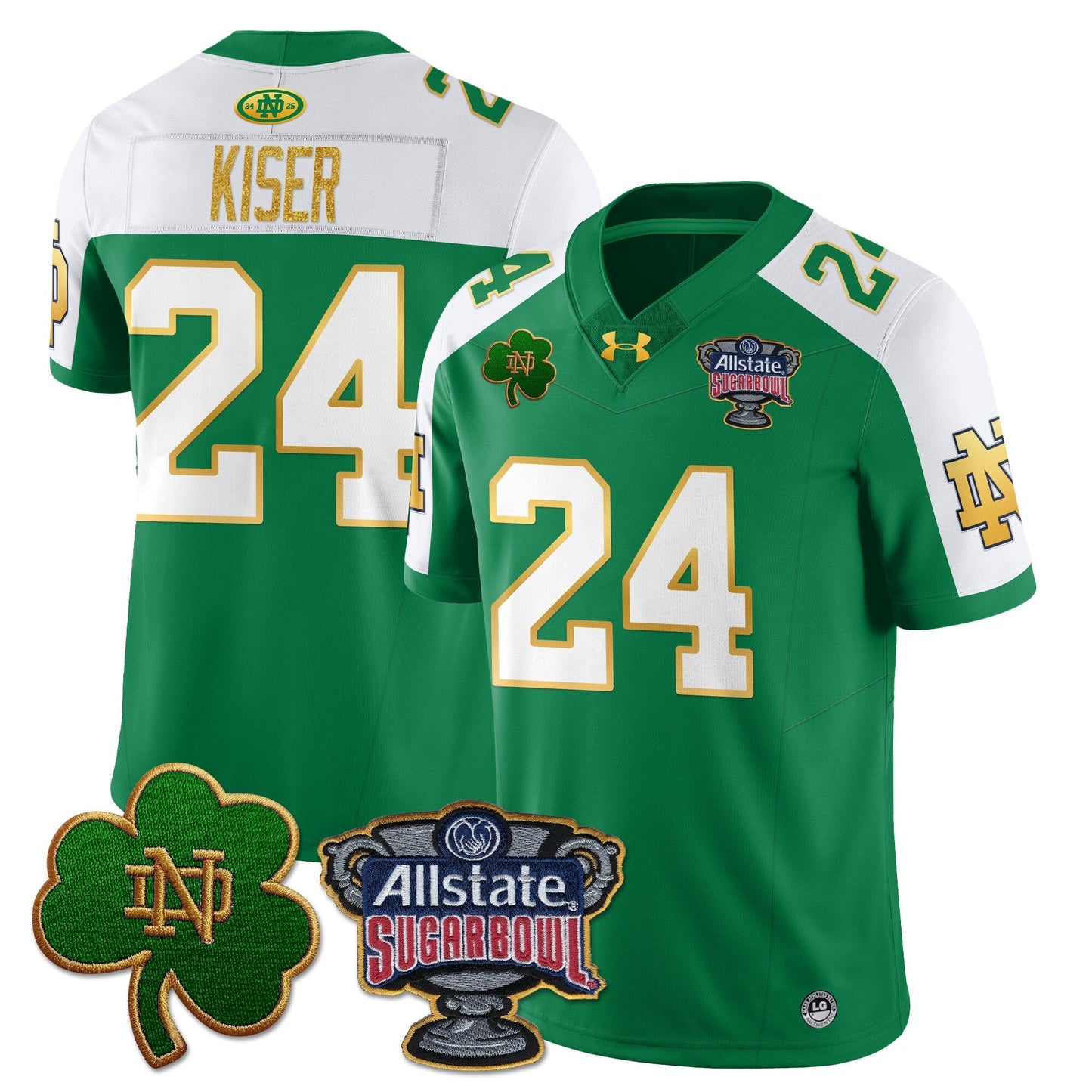 ND Allstate Sugar Bowl Jersey - All Stitched