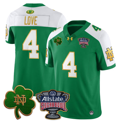 ND Allstate Sugar Bowl Jersey - All Stitched