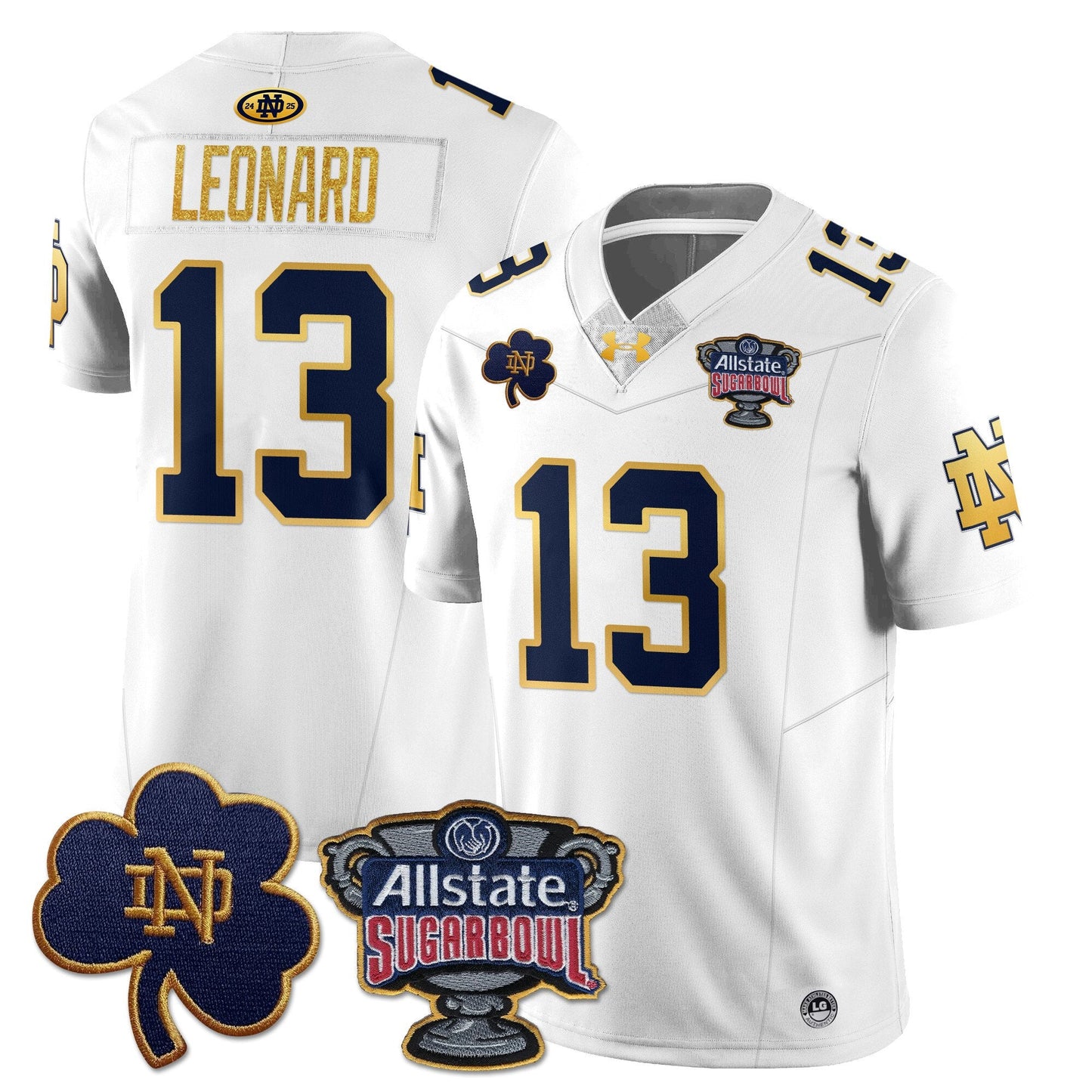 ND Allstate Sugar Bowl Jersey - All Stitched