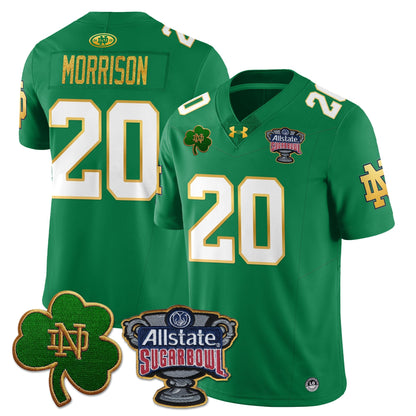 Men's Notre Dame Fighting Irish Allstate Sugar Bowl Jersey - All Stitched