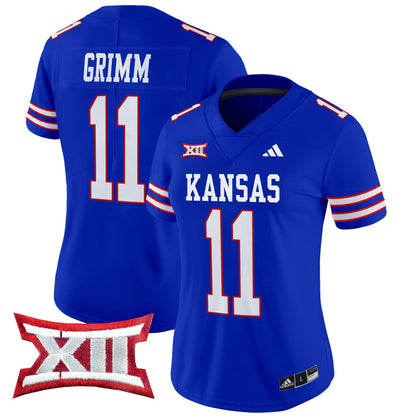 Women's Kansas Jayhawks 2024 Vapor Limited Jersey V2 - All Stitched