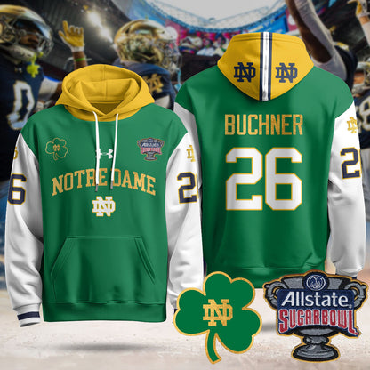 ND Allstate Sugar Bowl Hoodie - All Stitched