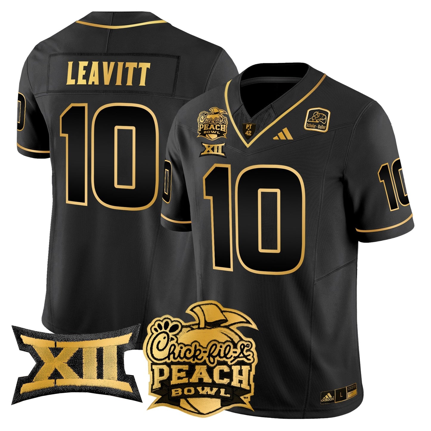 ASU 2025 Peach Bowl Gold Vapor Limited Jersey - All Stitched
