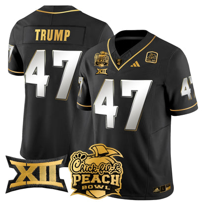 ASU 2025 Peach Bowl Gold Vapor Limited Jersey - All Stitched