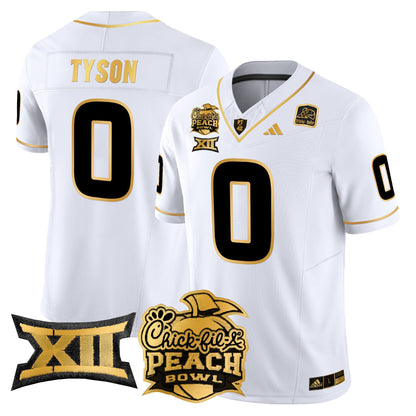ASU 2025 Peach Bowl Gold Vapor Limited Jersey - All Stitched