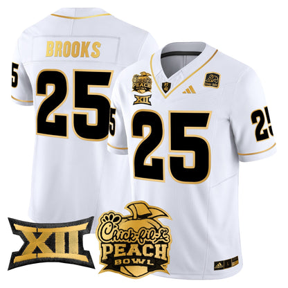 ASU 2025 Peach Bowl Gold Vapor Limited Jersey - All Stitched