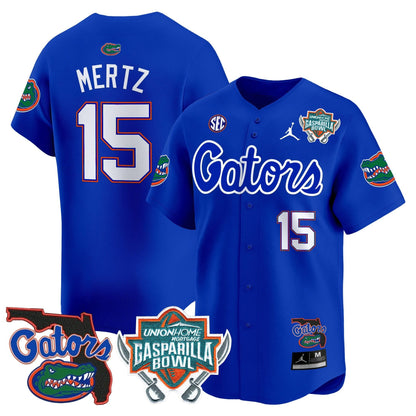 Florida Gators 2024 Gasparilla Bowl Patch Vapor Premier Limited Jersey - All Stitched