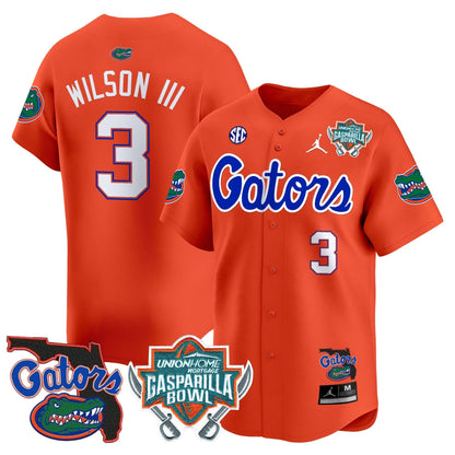 Florida Gators 2024 Gasparilla Bowl Patch Vapor Premier Limited Jersey - All Stitched