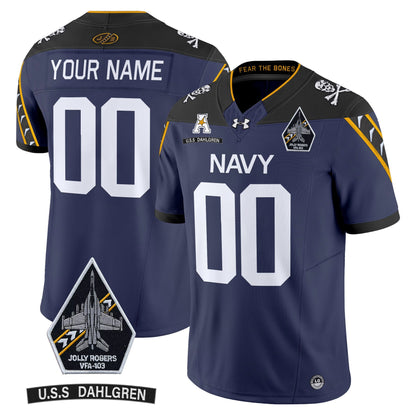 Navy Midshipmen 2024 Custom Ships Vapor Limited Jersey - All Stitched