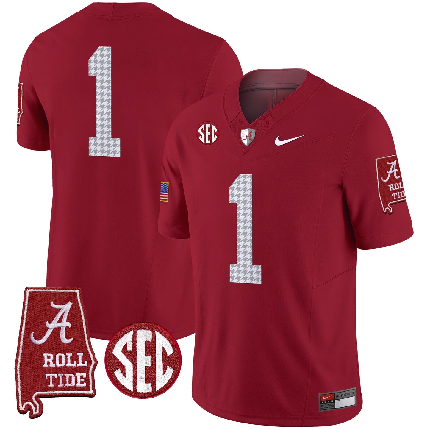 Alabama Crimson Tide Pro Combat Vapor Limited Jersey - All Stitched