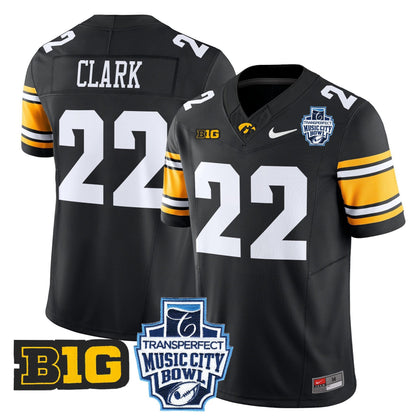 Iowa Hawkeyes 2024 Music City Bowl Vapor Limited Jersey - All Stitched