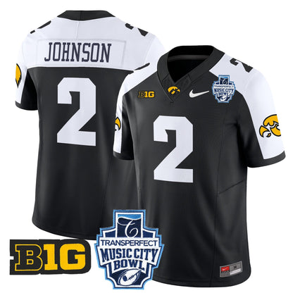 Iowa Hawkeyes 2024 Music City Bowl Vapor Limited Jersey - All Stitched