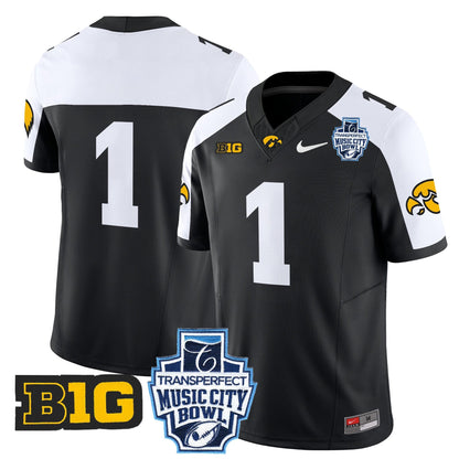 Iowa Hawkeyes 2024 Music City Bowl Vapor Limited Jersey - All Stitched