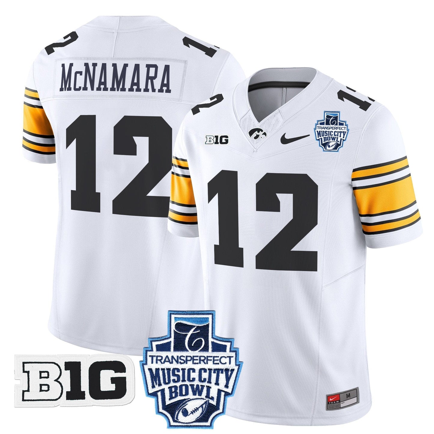 Iowa Hawkeyes 2024 Music City Bowl Vapor Limited Jersey - All Stitched