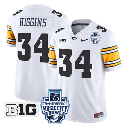 Iowa Hawkeyes 2024 Music City Bowl Vapor Limited Jersey - All Stitched