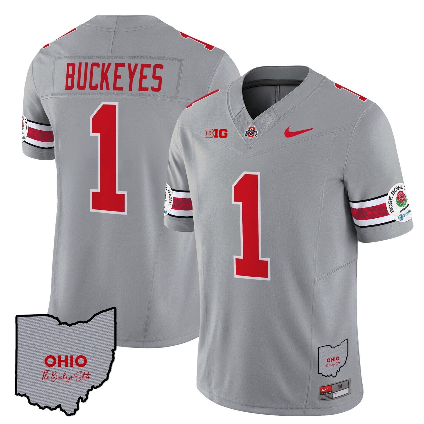 OSU Rose Bowl Vapor Limited Jersey V3 - Stitched