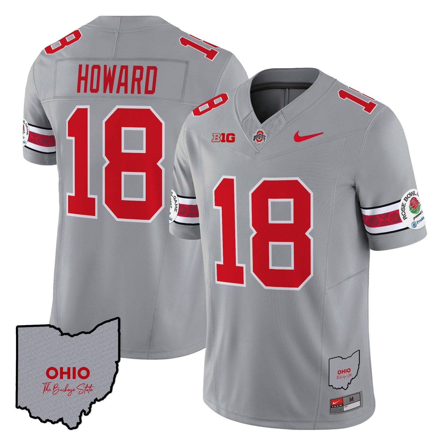 OSU Rose Bowl Vapor Limited Jersey V3 - Stitched