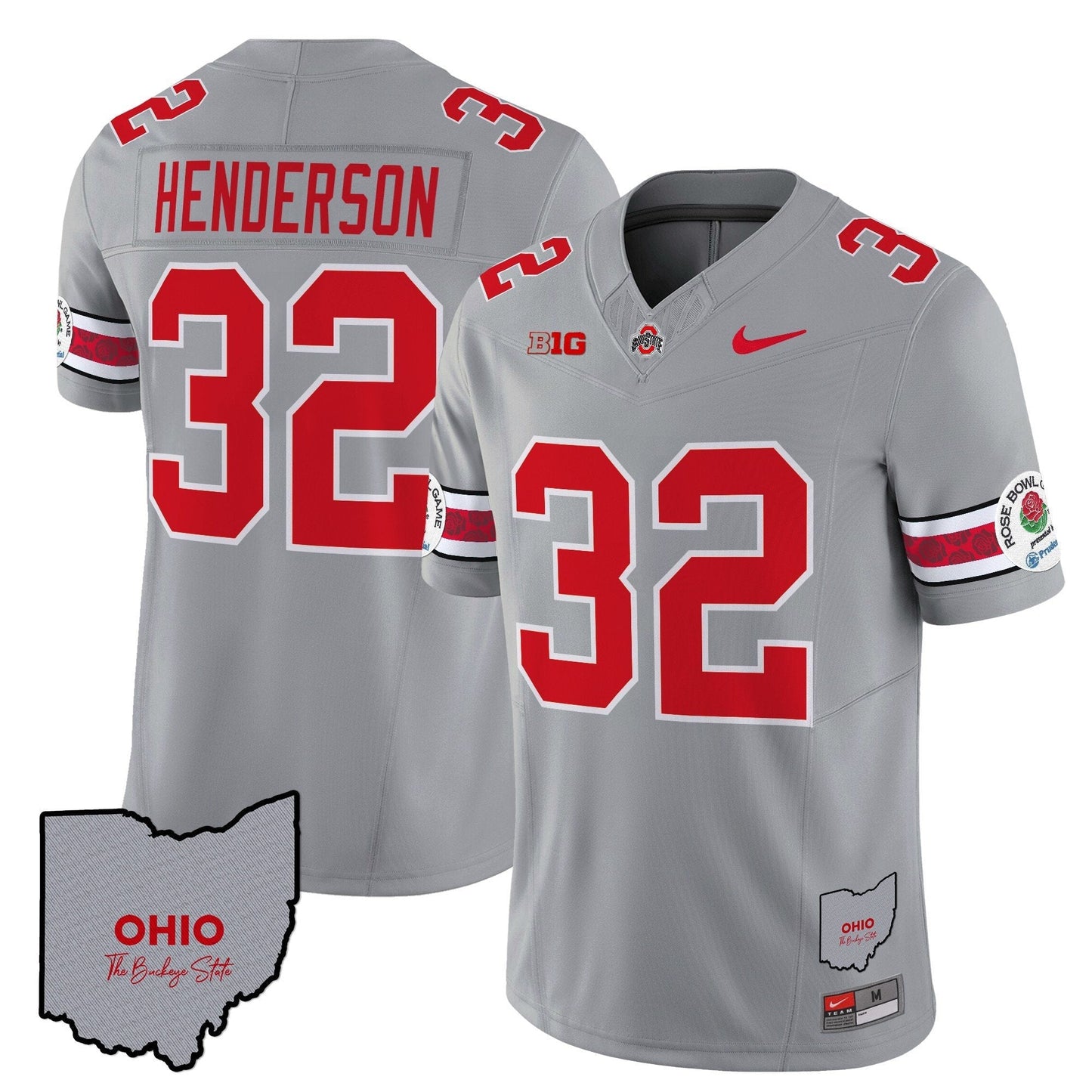 OSU Rose Bowl Vapor Limited Jersey V3 - Stitched