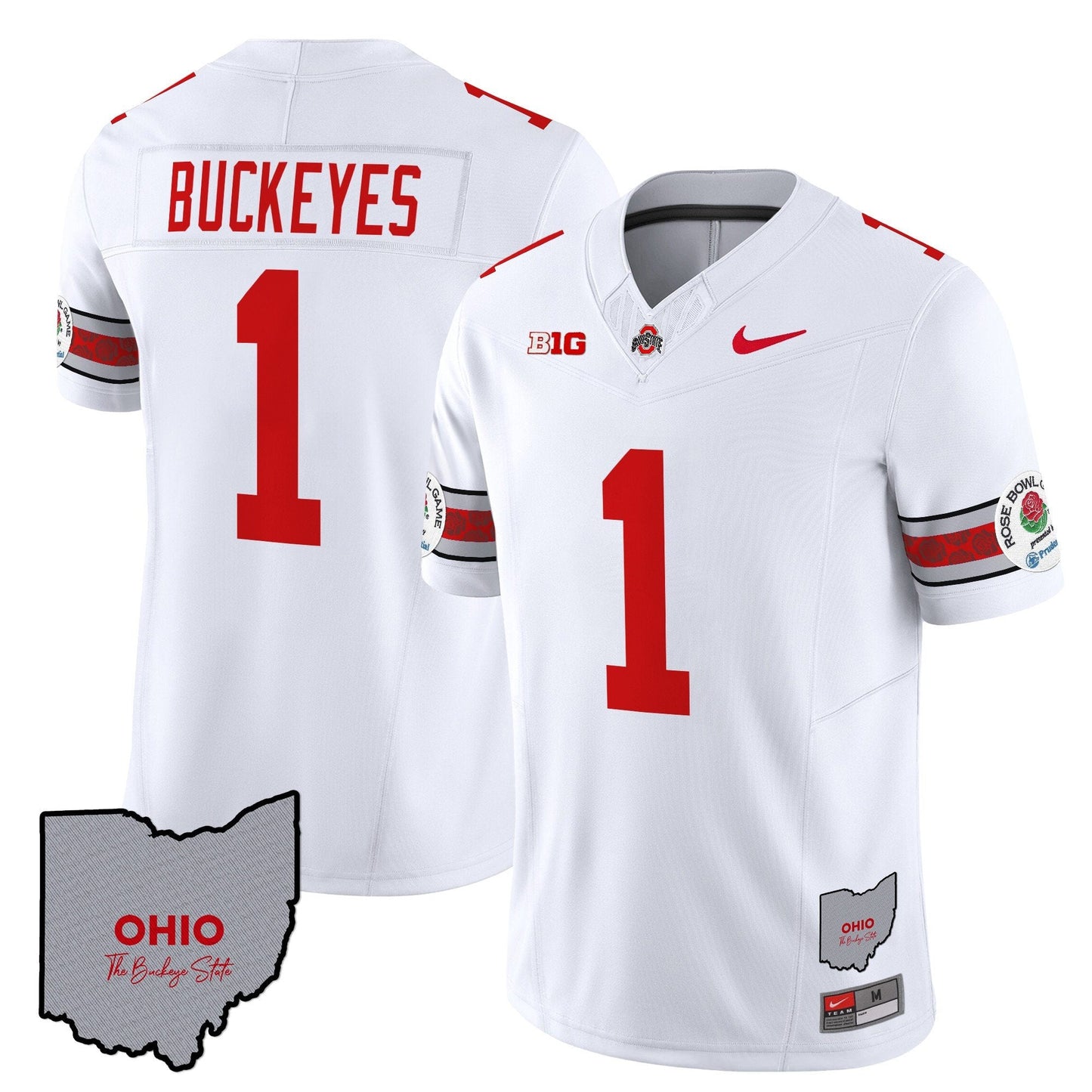 OSU Rose Bowl Vapor Limited Jersey V3 - Stitched