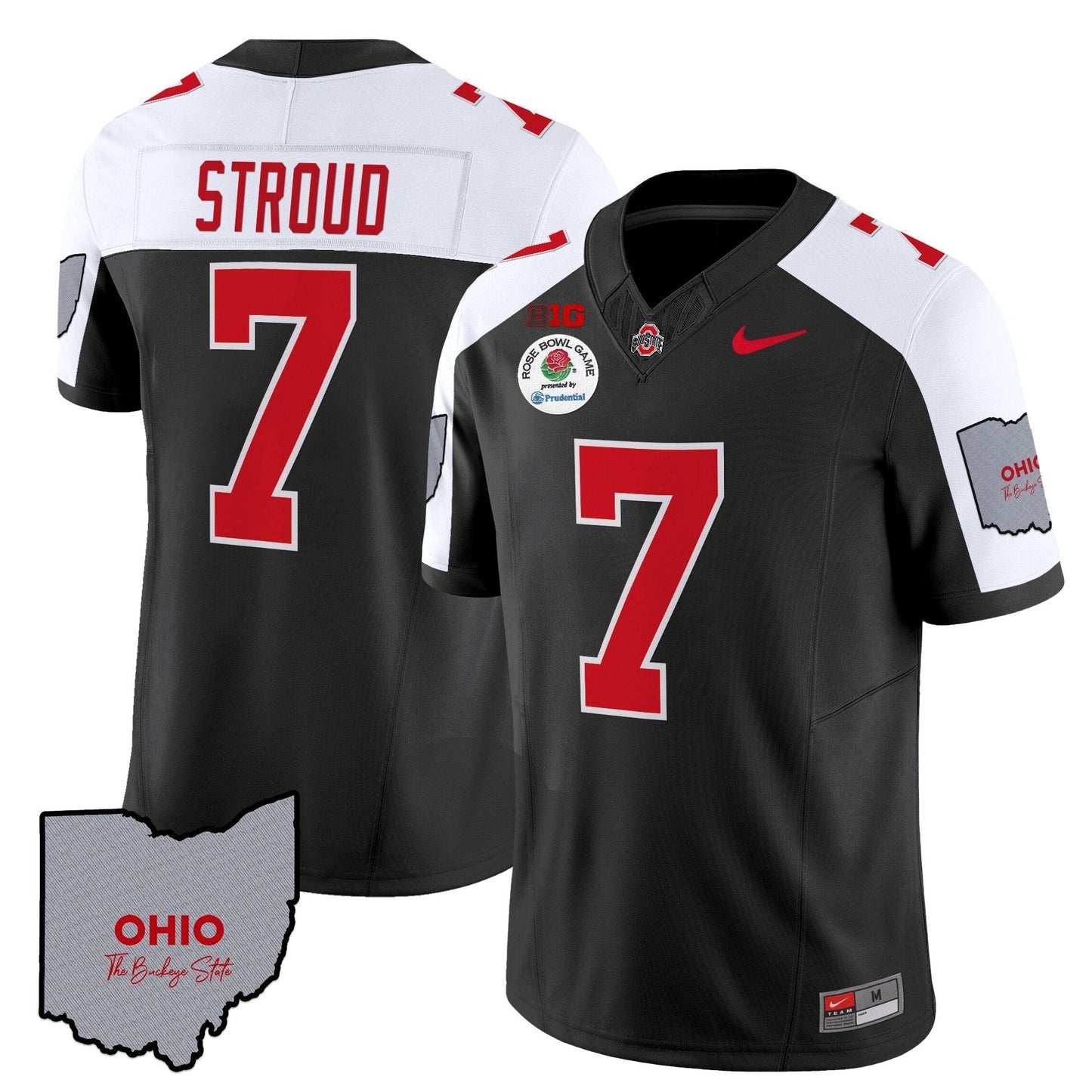 OSU Rose Bowl Vapor Limited Jersey V3 - Stitched