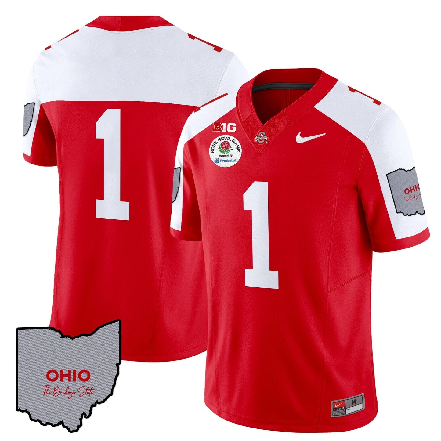 OSU Rose Bowl Vapor Limited Jersey V3 - Stitched