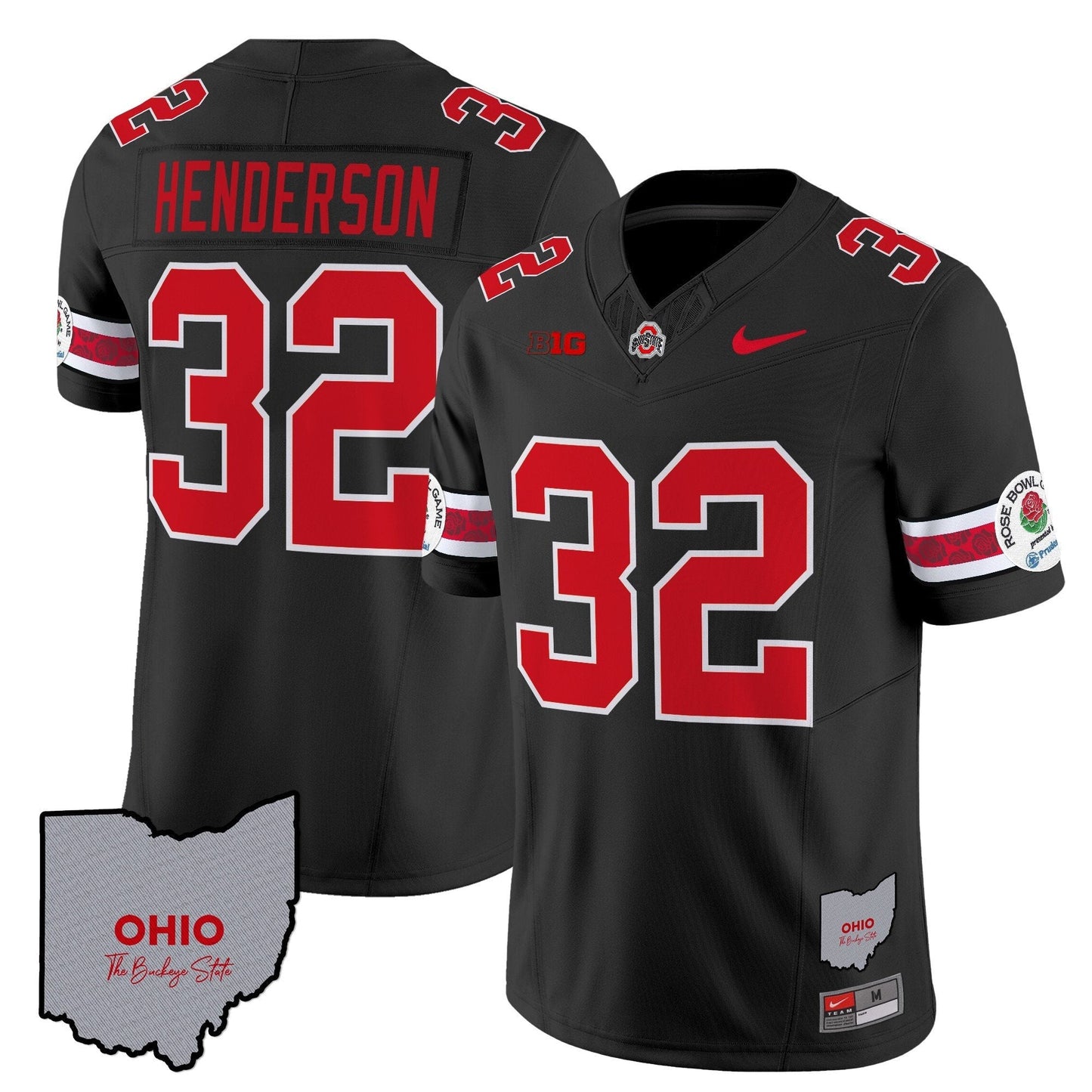 OSU Rose Bowl Vapor Limited Jersey V3 - Stitched