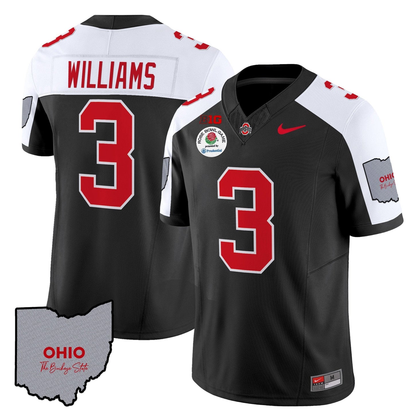OSU Rose Bowl Vapor Limited Jersey V3 - Stitched