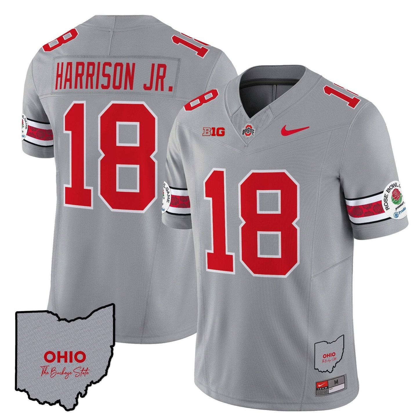 OSU Rose Bowl Vapor Limited Jersey V3 - Stitched