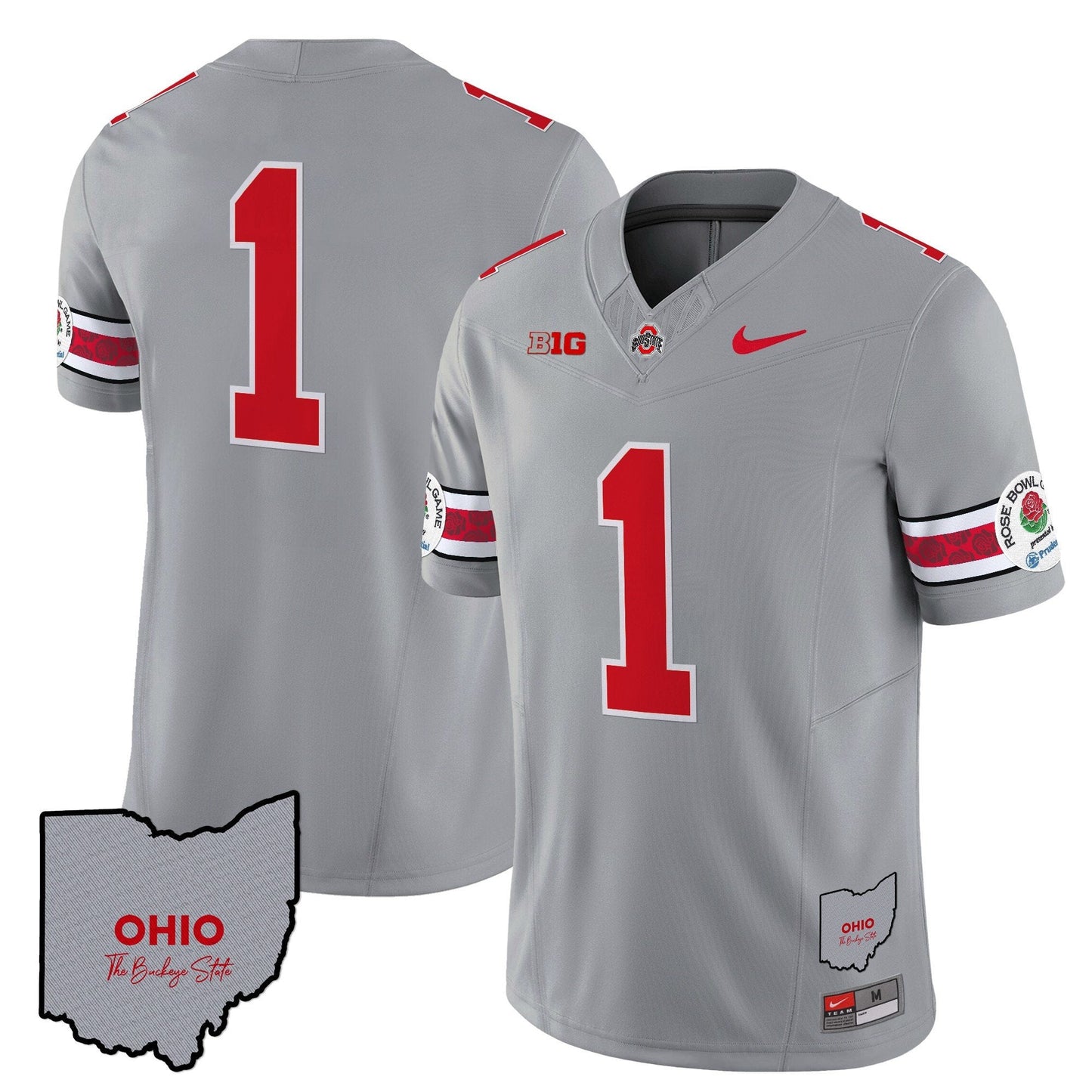 OSU Rose Bowl Vapor Limited Jersey V3 - Stitched