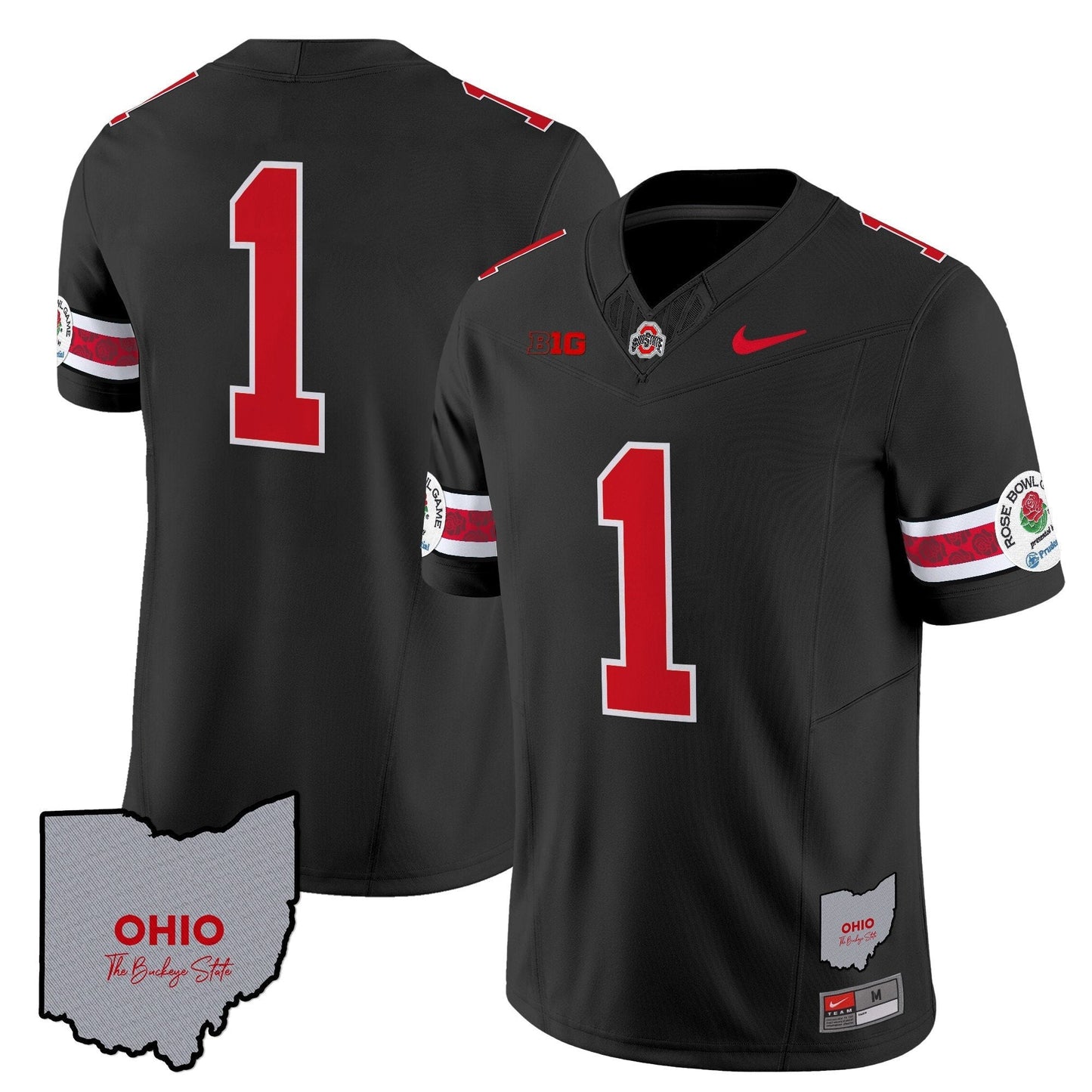 OSU Rose Bowl Vapor Limited Jersey V3 - Stitched