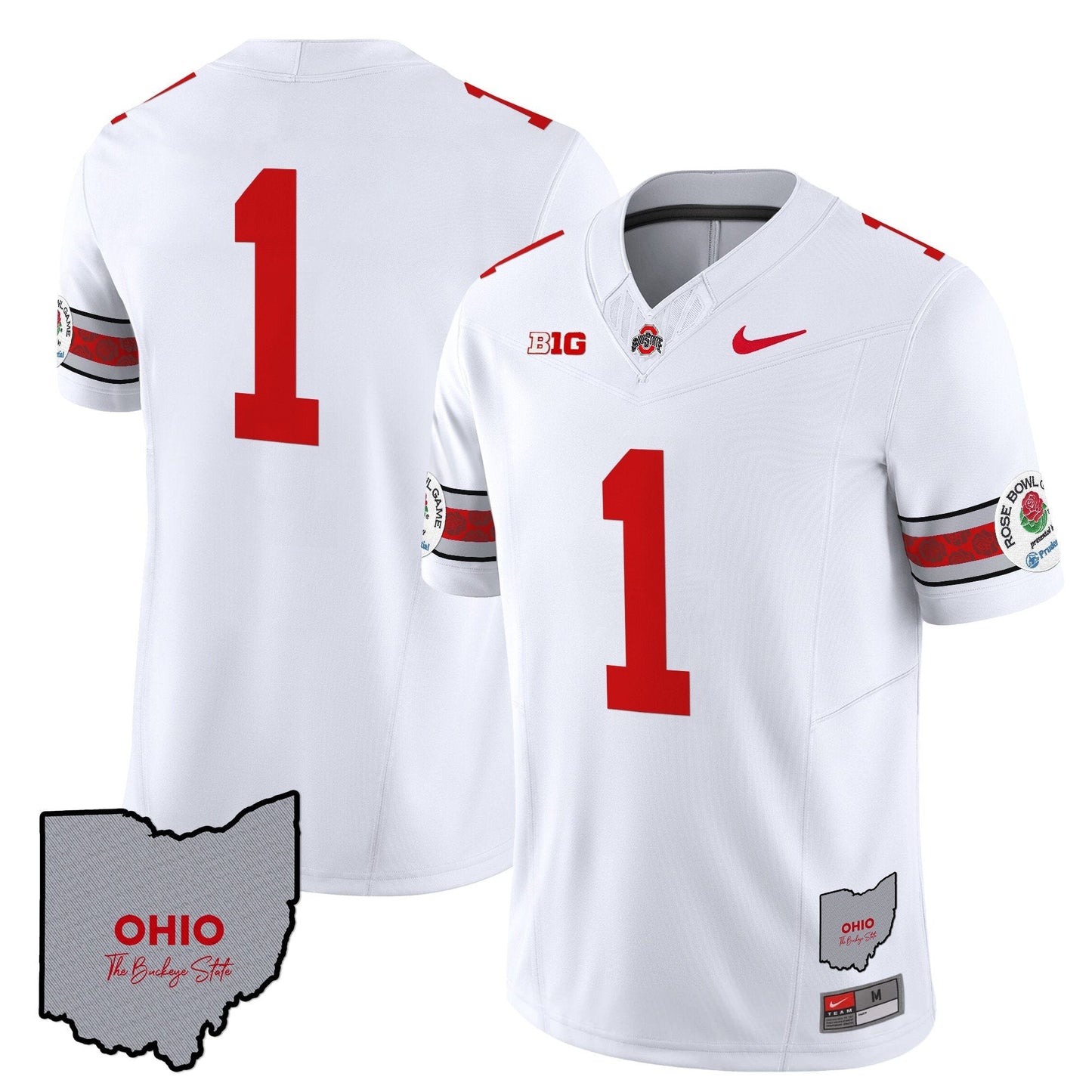 OSU Rose Bowl Vapor Limited Jersey V3 - Stitched