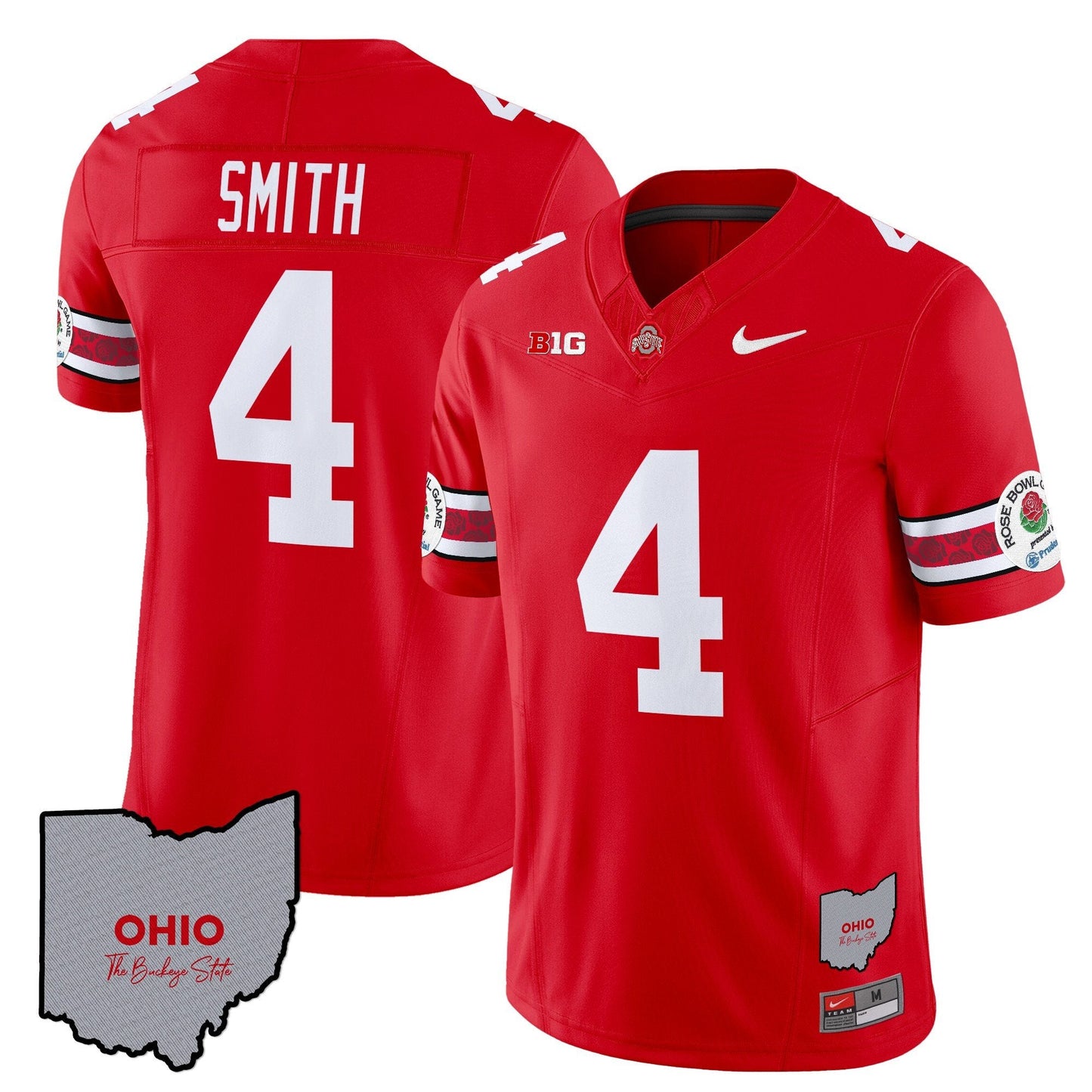 OSU Rose Bowl Vapor Limited Jersey V3 - Stitched
