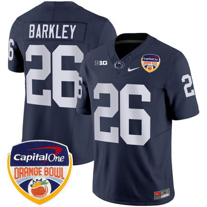 Penn State Nittany Lions Orange Bowl Patch Vapor Limited Jersey - All Stitched